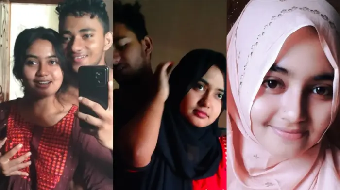 Viral Bangladeshi Cute Young Hijabi GF Stripping On VC