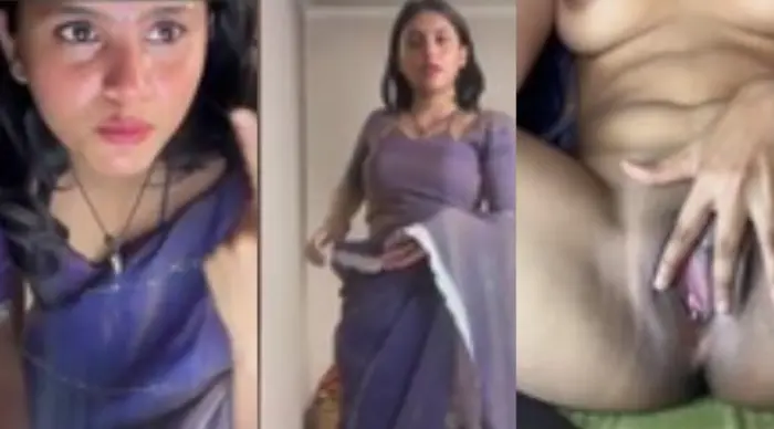 Viral Cute Fit Young Girl Naked in Saree
